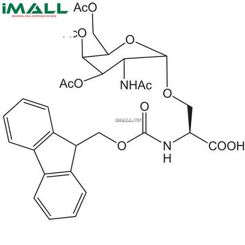 Hóa chất Fmoc-Ser(Ac3AcNH-α-Gal)-OH (C₃₂H₃₆N₂O₁₃; Chai thủy tinh 100 mg) Merck 8521368100