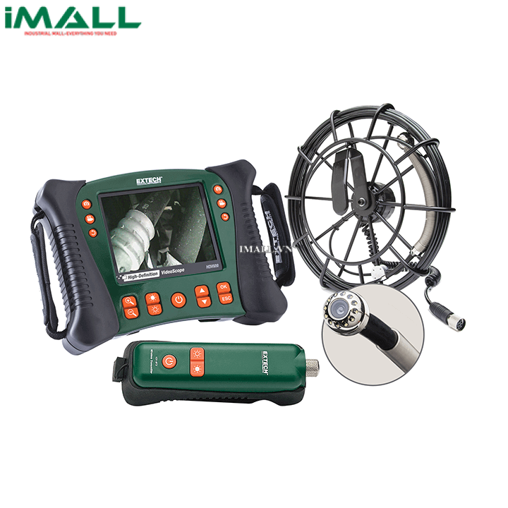 Máy nội soi công nghiệp EXTECH HDV650W-30G  ( wireless, camera Ø 25mm, cáp 30m, thẻ nhớ)
