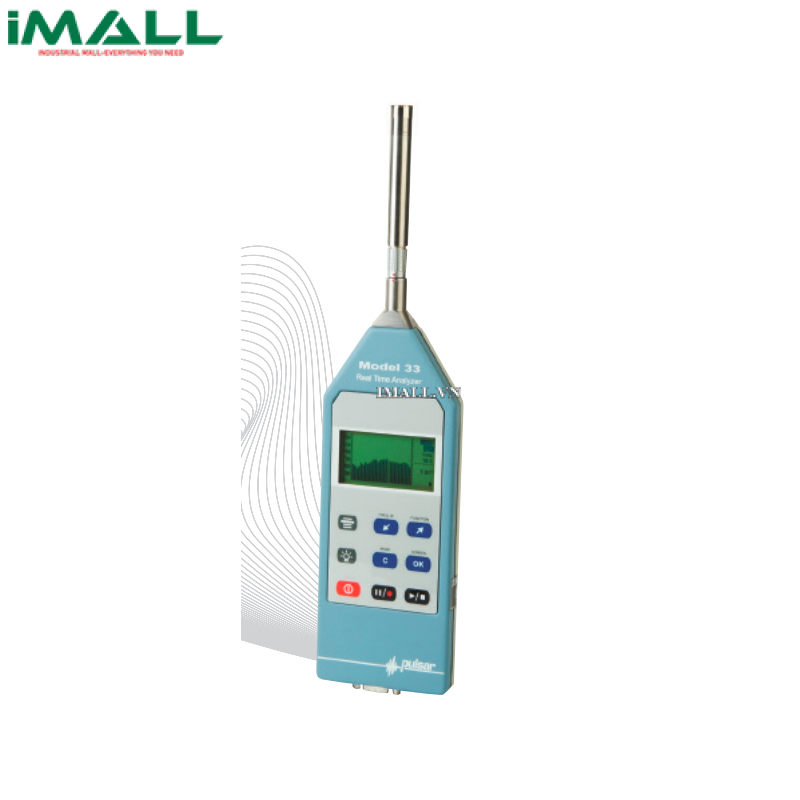 Máy đo độ ồn Realtime Pulsar 33 (Class 1, 22-137dB(A), Octave Band , dataloger)