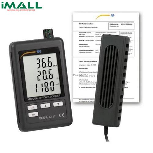 Máy đo chất lượng không khí PCE AQD 10-ICA (0~4000 ppm; 10~90% rh; 0~50°C, kèm Certificate ISO)