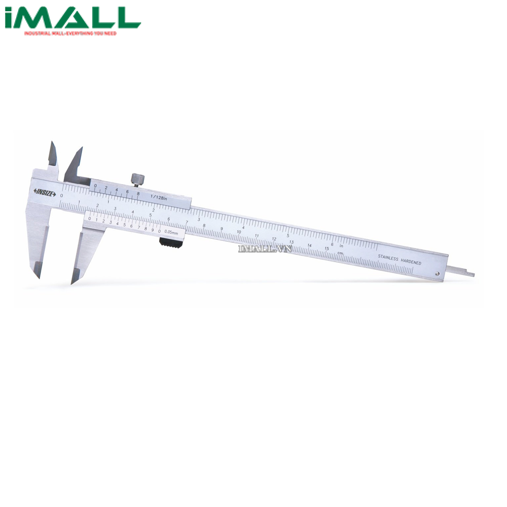 Thước cặp cơ khí (300mm/12"; 0.05mm) INSIZE 1238-300 (Mỏ bọc Carbide)