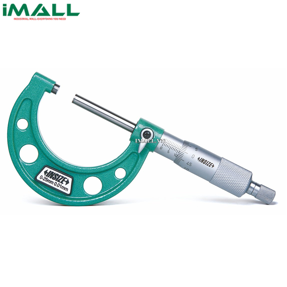 Panme đo ngoài cơ khí INSIZE 3209-50 (25-50mm; đầu đo di động dài)