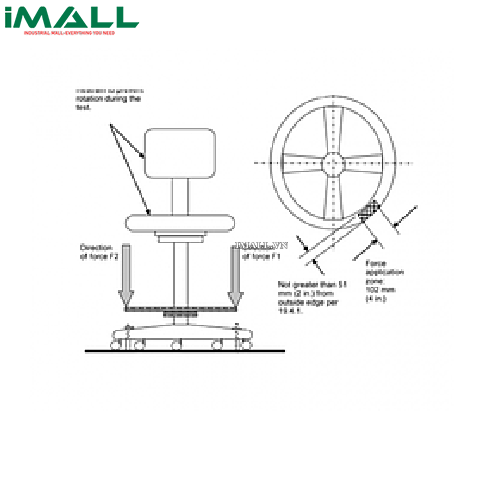 Đệm tải GESTER GT-LB01-9 (BIFMA102&amp;50mm)