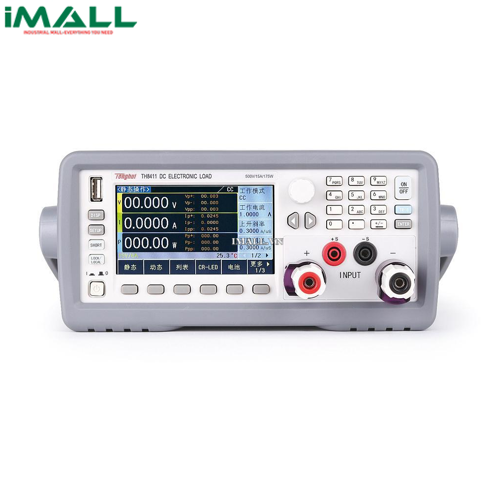 Tải điện tử DC lập trình Tonghui TH8411 (175W; 500V; 15A)