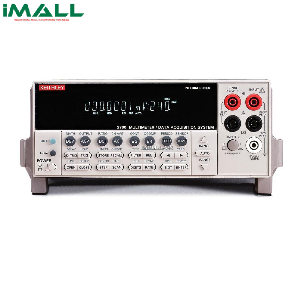 Đồng hồ vạn năng để bàn Keithley 2701 (2 khe cắm, 6-1⁄2 digit)