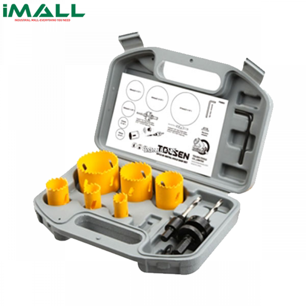 Bộ 9 vòng khoét lỗ sắt Tolsen 75861