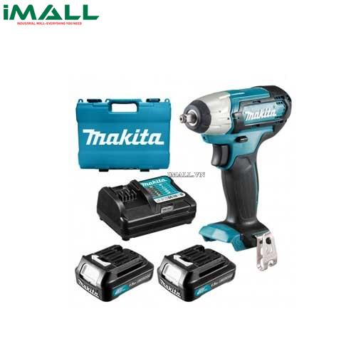 Máy siết bu lông dùng pin Makita TW140DSAE (SET 2Ah) ( 12V)