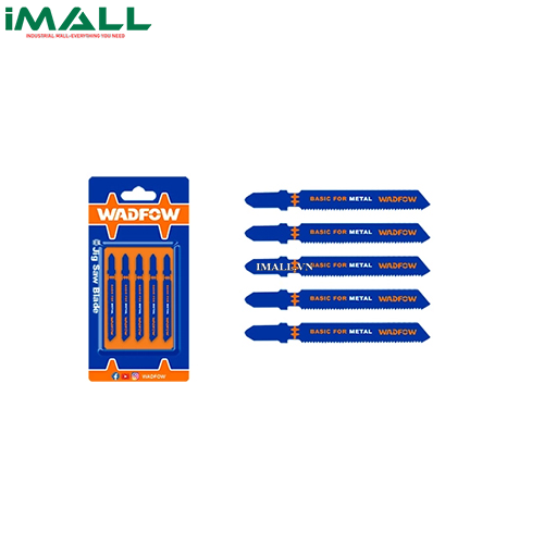 Bộ 5 lưỡi cưa lọng (cưa kim loại) 50mm,12TPI Wadfow WJB118B