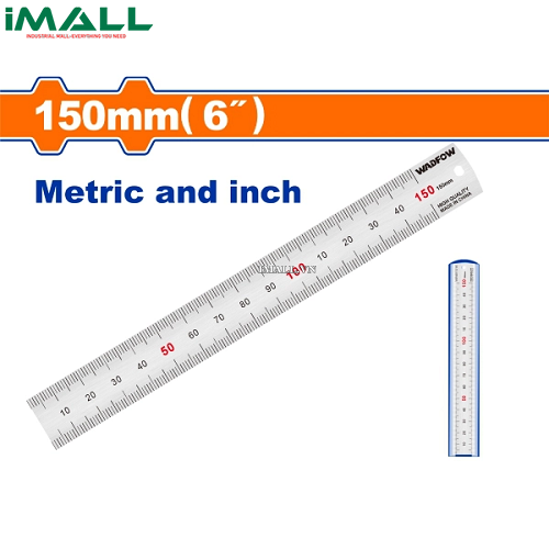 Thước lá thép 150mm(6") Wadfow WRU1315