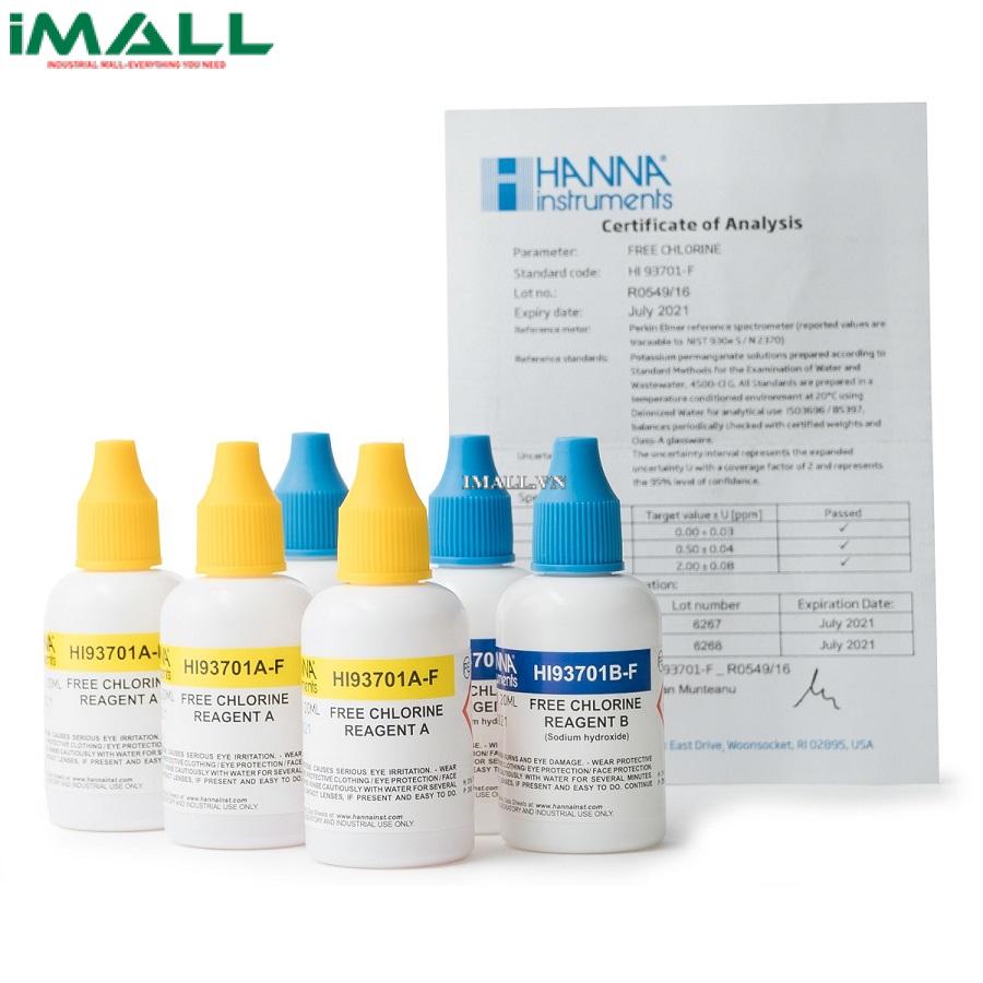 Thuốc Thử Đo Clo Dư Dạng Nước HANNA HI93701-F (300 Lần)