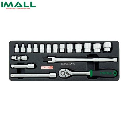 Bộ túyp bông 3/8" 18 chi tiết Toptul GCAT1810