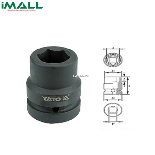 Khẩu mở ốc dài cho súng Yato YT-1179 (1", 36mm)