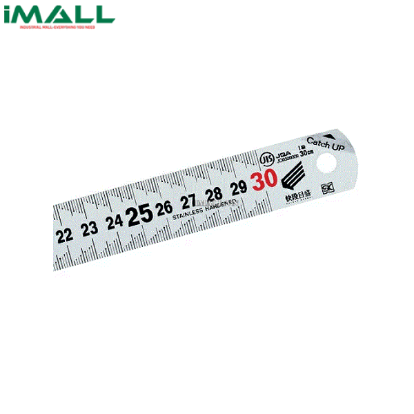 Thước lá thẳng catch-up Niigata Seiki CU-30KD (0-300mm)