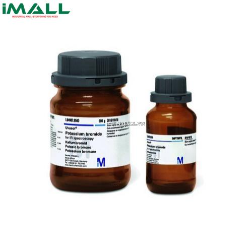 Hóa chất Potassium bromide (BrK, chai thủy tinh 500g) Merck 1049070500