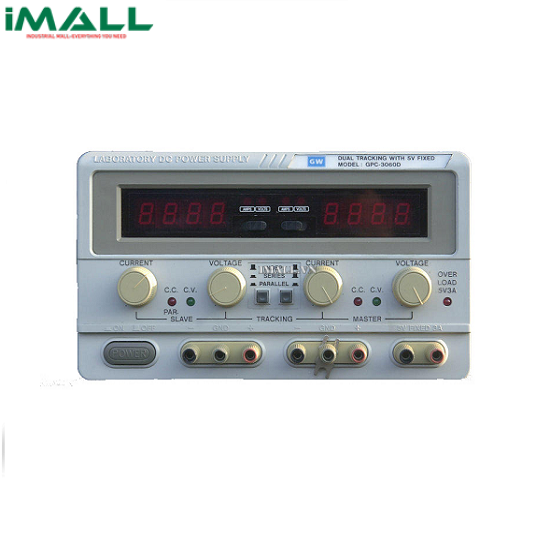 Nguồn DC tuyến tính 3 đầu ra GW instek GPC-3060D (30V, 6A, 375W)