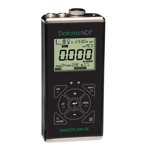 Máy đo độ dày bằng siêu âm Dakota ZX6-DL (P-E/E-E, 0.63 ~ 914.4 mm, USB-C, data logger)