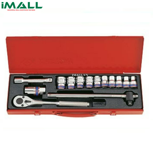 Bộ tuýp 14 chi tiết hệ mét Kingtony 4514MR01 (1/2")