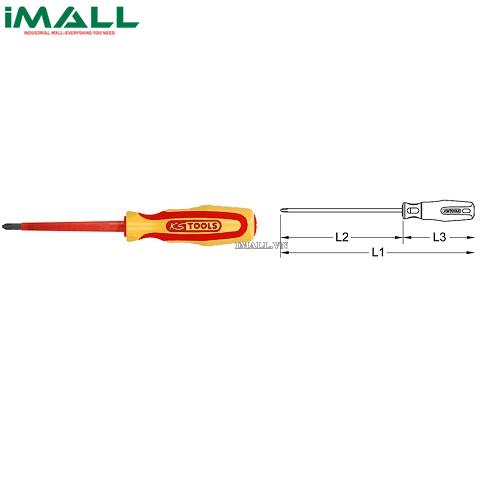 Tuốc nơ vít bake cách điện KS Tools PZ0 - PZ4