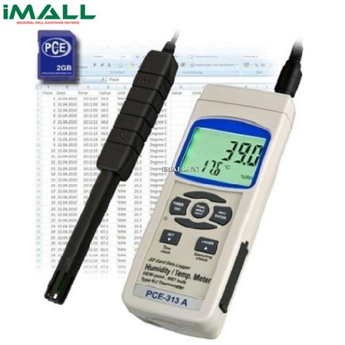 Máy đo nhiệt độ , độ ẩm PCE-313A (có thẻ nhớ)