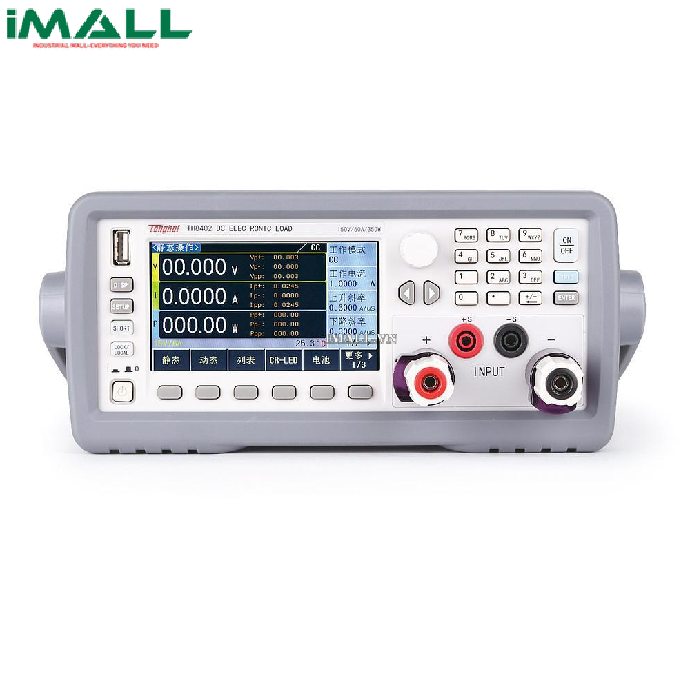 Tải điện tử DC lập trình Tonghui TH8402 (350W; 150V; 60A)