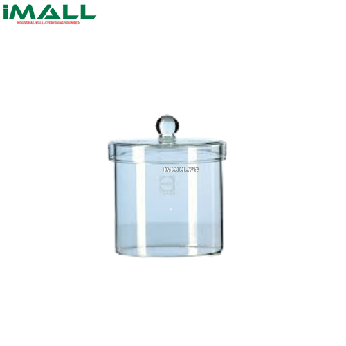 Hộp trữ mẫu hình trụ, nắp không mài, có núm 250ml, 80x80mm Duran 242050109