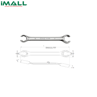 Cờ lê 2 đầu miệng loe mở đai ốc Yato YT-0137 (13x14mm)