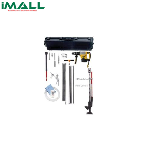 Bộ thiết bị dò khí trong đất và máy khoan búa D25763K- 2" SDS Max AMS 209.86
