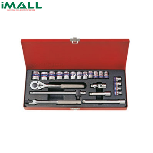 Bộ tuýp 22 chi tiết hệ mét Kingtony 3023MR (3/8”)