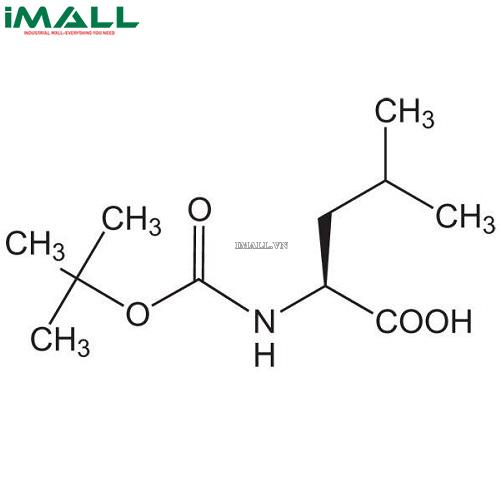 Hóa chất Boc-Leu-OH . H₂O(C₁₁H₂₁NO₄ *  H₂O; Chai nhựa 25 g) Merck 8530020025