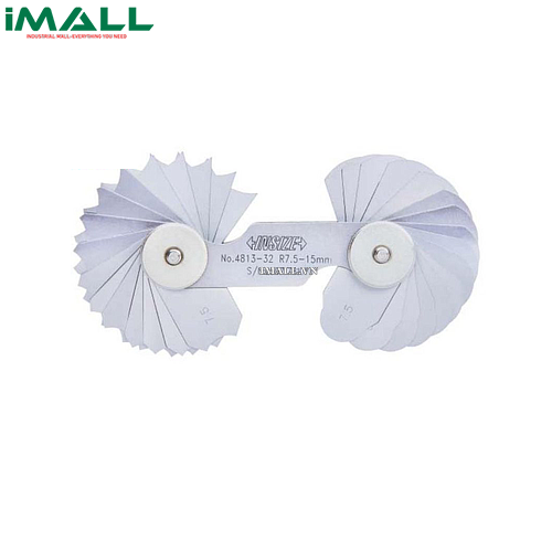 Căn lá Insize 4813-32 (7.5-15.0mm / 32 lá)