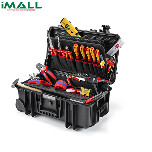 Va Ly Dụng Cụ Tool Case Robust26 Electric Gồm 23 chi tiết Knipex 00 21 33 E