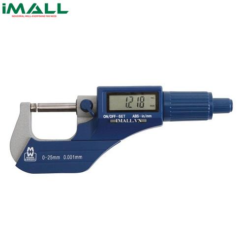 Panme đo ngoài điện tử (50-75mm, 0.001mm) MOORE & WRIGHT MW200-03DBL