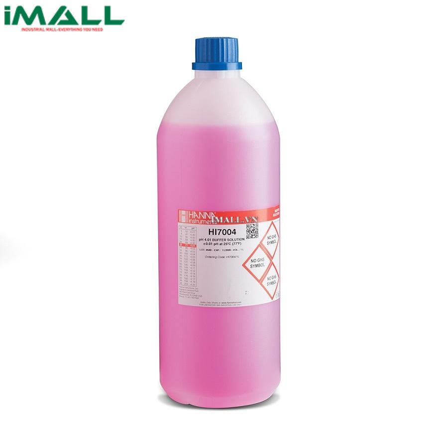 Dung Dịch Hiệu Chuẩn pH 4.01 HANNA HI7004/1L (Chai 1 Lít)