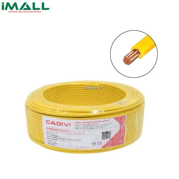 Dây cáp điện 1 lõi Cadivi CV-4 mm2 (Vàng) – 0.6/1KV