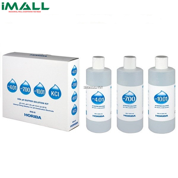 Bộ dung dịch chuẩn độ dẫn (84 uS / 1413 uS / 12.88 mS / 111.8 mS) HORIBA 503-S (chai 250 mL)