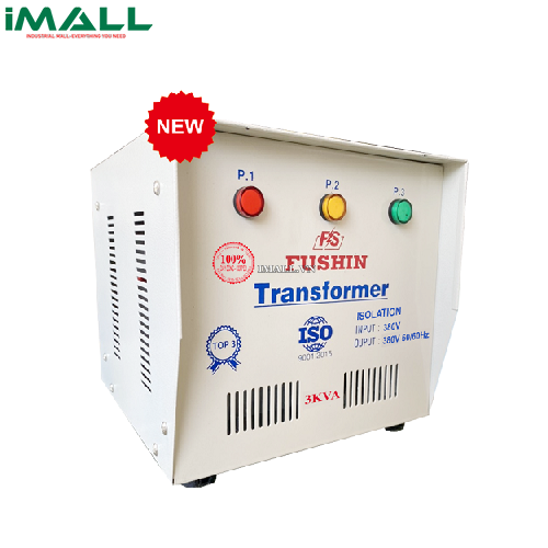 Biến áp cách ly 3P 380V/380V-100KVA-Dây Đồng Fushin BTA2-3P-60K(38/38)