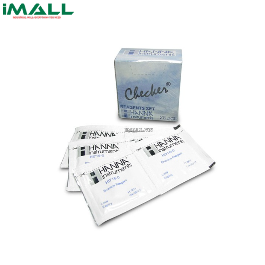 Thuốc thử (dùng Checker Đo Brôm HI716) HANNA HI716-25 (25 lần thử)