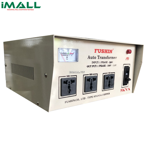 Biến áp cách ly 1P 220V/110V-220V 2KVA-Dây Đồng Fushin BCC1P-2K