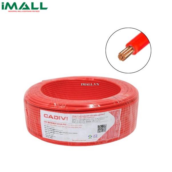 Dây cáp điện 1 lõi Cadivi CV-10 mm2 (Đỏ) – 0.6/1KV