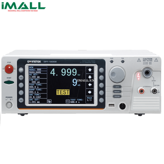 Máy kiểm tra an toàn điện GW INSTEK GPT-12001 (5kVAC)