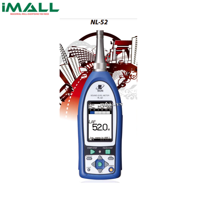 Máy đo độ ồn Rion NL-52 (20 Hz~8 kHz)