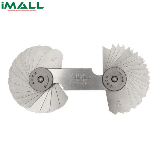 Bộ dưỡng đo bán kính Mitutoyo 186-105 (1-7mm/ 34 lá)