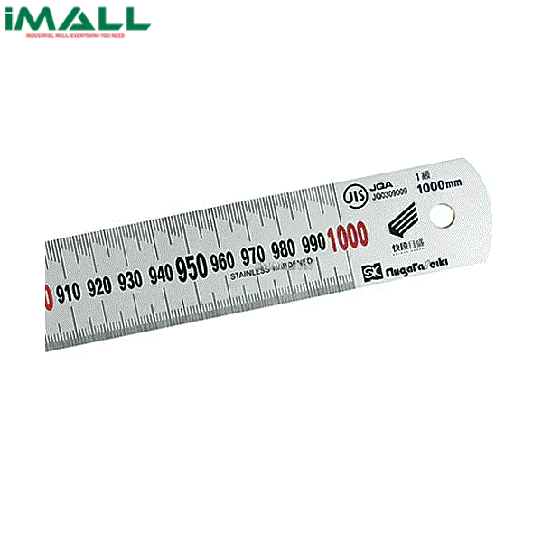 Thước lá thép Niigata Seiki ST-1000KD (0-1000mm)