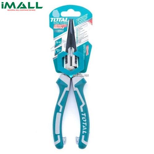Kìm mũi nhọn mỏ dài cao cấp (8", 200mm) Total THT220806S
