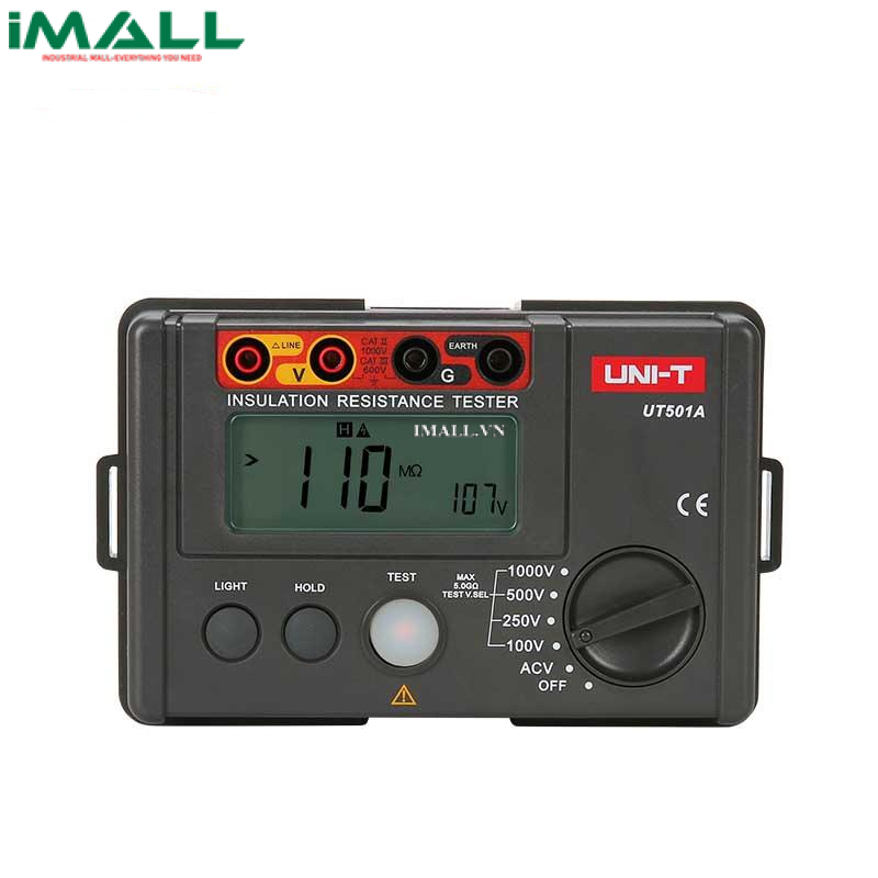 Máy đo điện trở cách điện UNI-T UT501A (100V~1000V, 5GΩ)