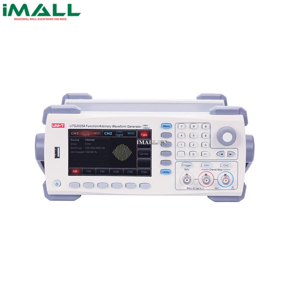 Máy phát xung tùy ý/ phát hàm UNI-T UTG2025A (25MHz, 2 kênh, 125MS/s)