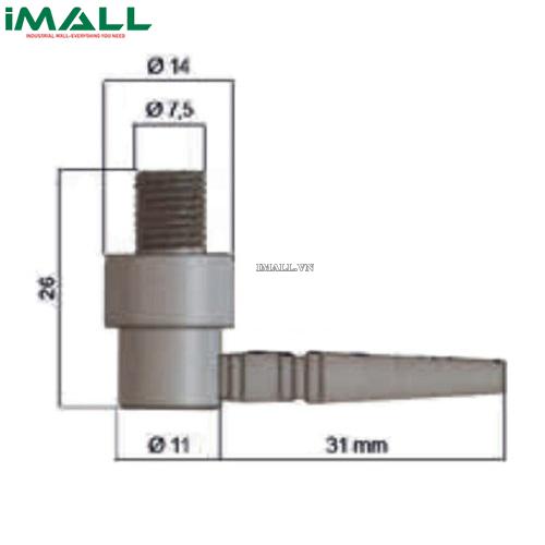 Đầu đo bề mặt siêu mỏng, cong Untrasonic Thickness Gauges VOGEL 480338