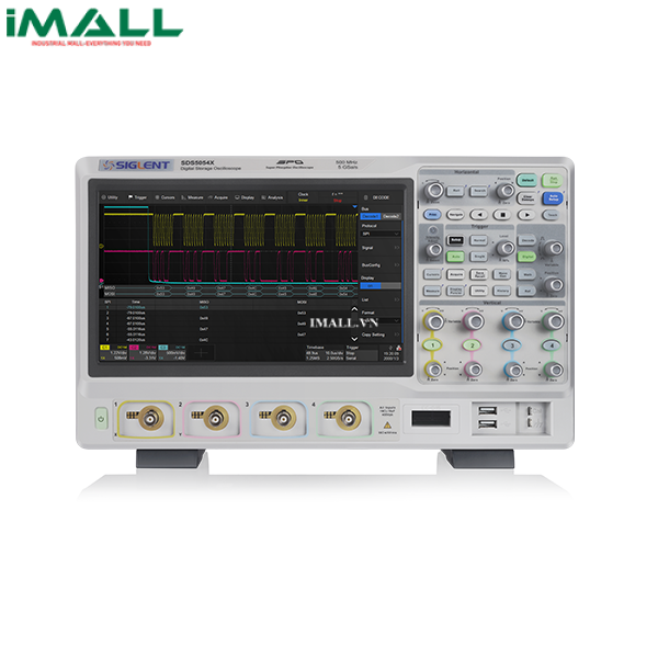 Máy hiện sóng số SIGLENT SDS5034X (350MHz, 4+EXT, 5GSa/s)
