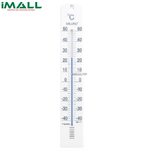 Nhiệt kế thủy ngân skSATO Miluno (1517-00) (-40~50°C) (Màu trắng)