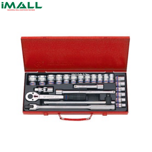 Bộ tuýp 24 chi tiết hệ mét Kingtony 4026MR03 (1/2")